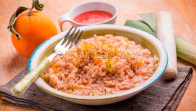risotto all’arancia rossa