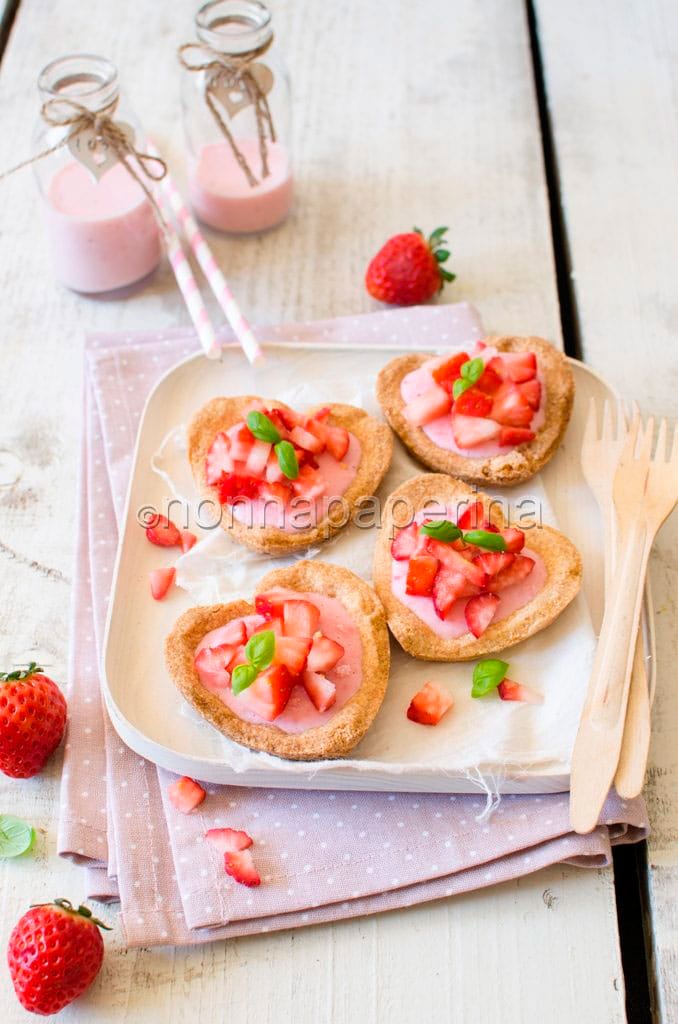 Crostatine yogurt fragole W