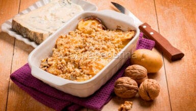 patate al gorgonzola e noci