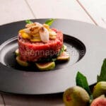 Wagyu tartare, ginger oil, and oyster sauce Wagyu tartare, ginger oil, and oyster sauce