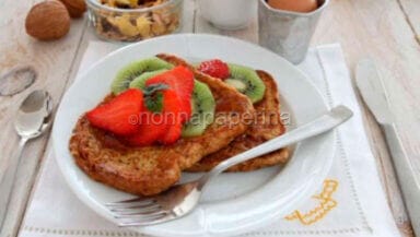 French toast alla frutta