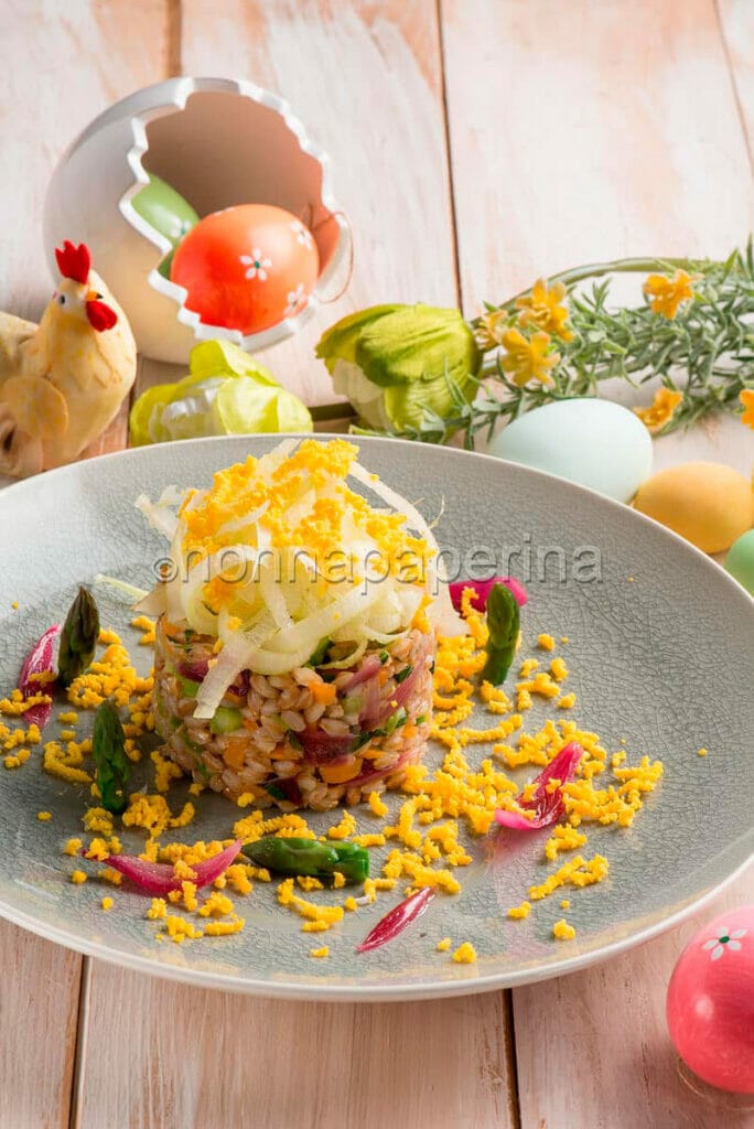 insalatina di farro con sedano