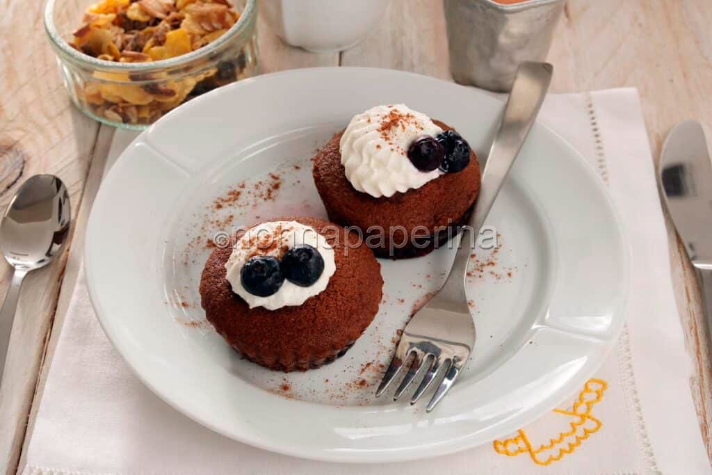 Muffins ai mirtilli e spezie 