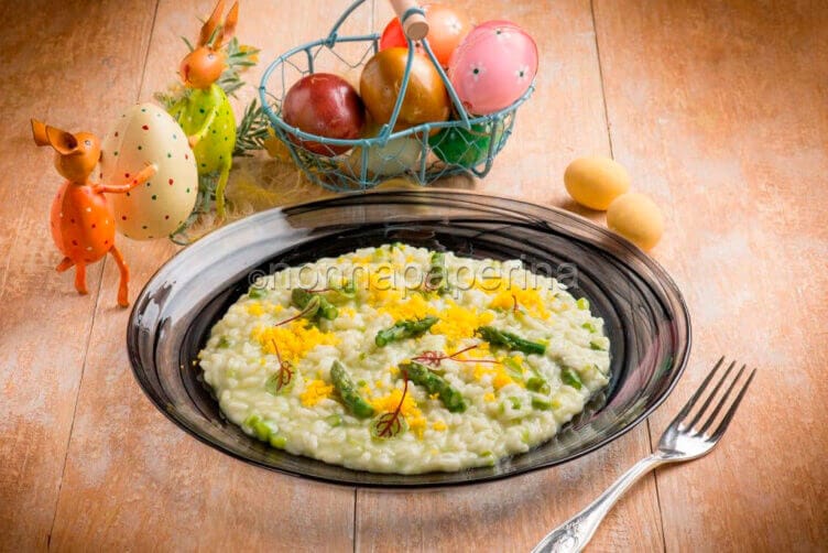 risotto con asparagi e uovo marinato risotto con asparagi e uovo marinato