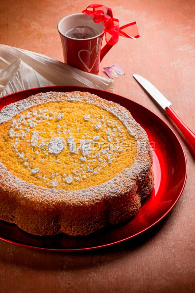 torta soffice al sapore di arancia