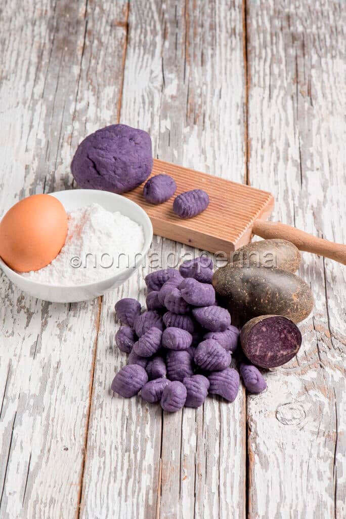 gnocchi di patate viola