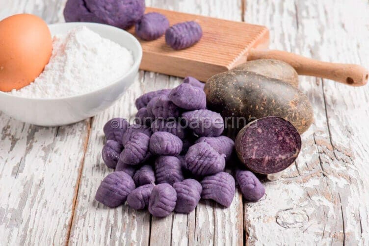 gnocchi di patate viola
