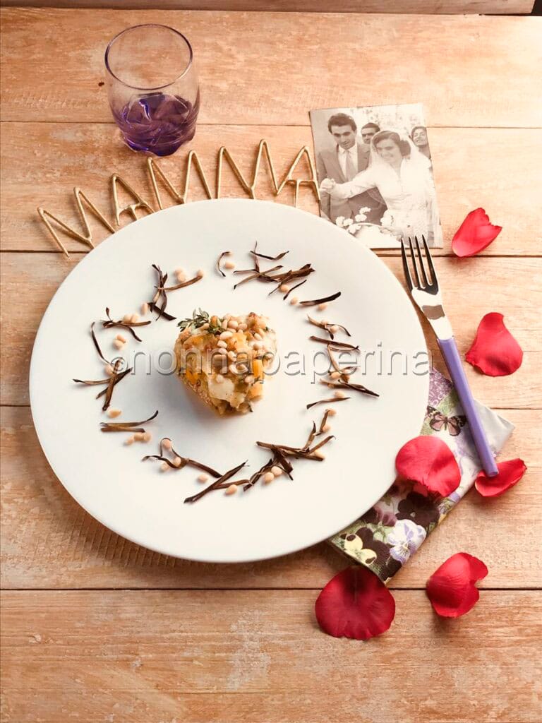 Cuore di melanzana alla siciliana Cuore di melanzana alla siciliana