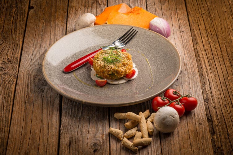 Hamburger di zucca e miglio