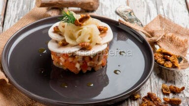 pomodori concassé con baco da seta