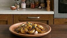 Lampascioni in padella serviti