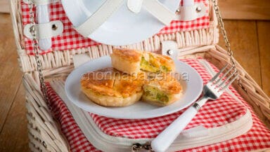 tortini salati con asparagi