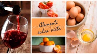 alimenti che fanno bene alla vista