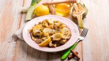 carciofi al miele e limone