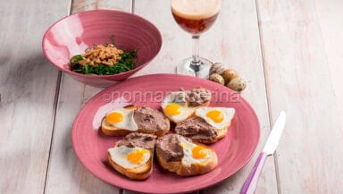 crostini con pate di milza
