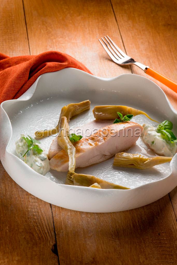 petto di pollo con limone e basilico