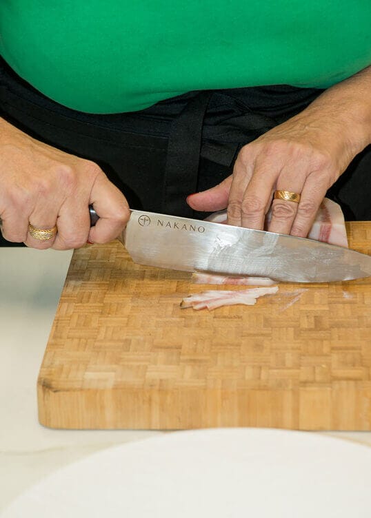 tagliare il guanciale
