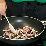 soffriggere il guanciale