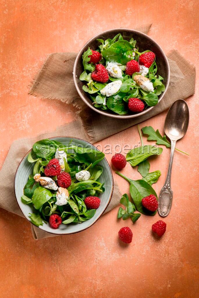 Insalata mista ai lamponi Insalata mista ai lamponi
