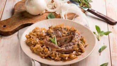 fegato con cipolle