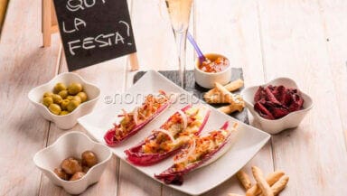 barchette di radicchio