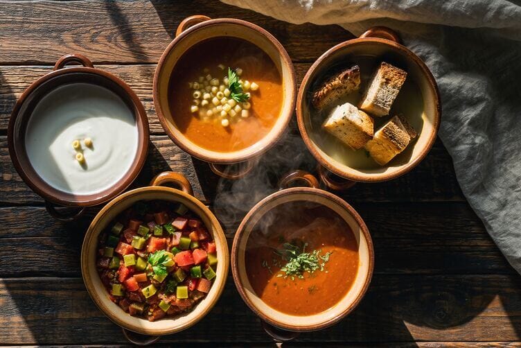 Differenza tra zuppa e minestra, crema e vellutata Differenza tra zuppa e minestra