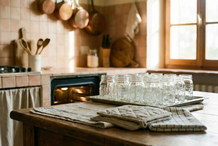 Sterilizzare i vasetti nel forno Sterilizzare i vasetti nel forno