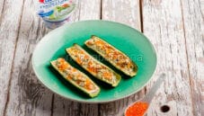 Ottime le zucchine ripiene con i fiocchi di latte Ottime le zucchine ripiene con i fiocchi di latte