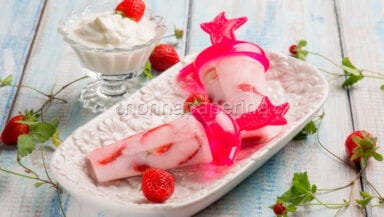 ghiaccioli alle fragole