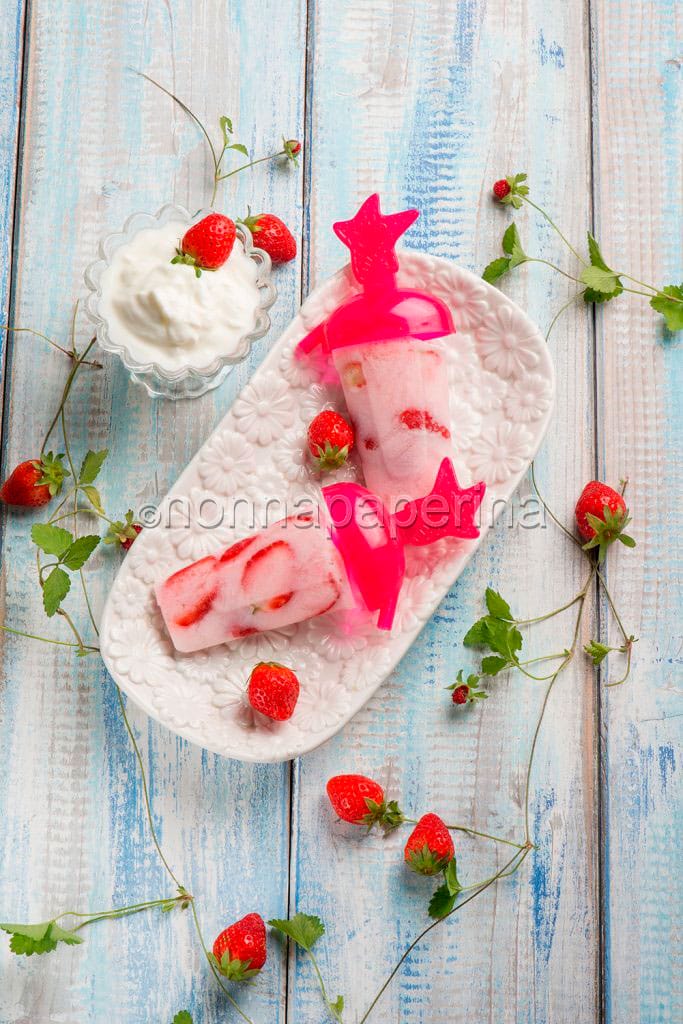 ghiaccioli fragole yogurt cocco ver cl