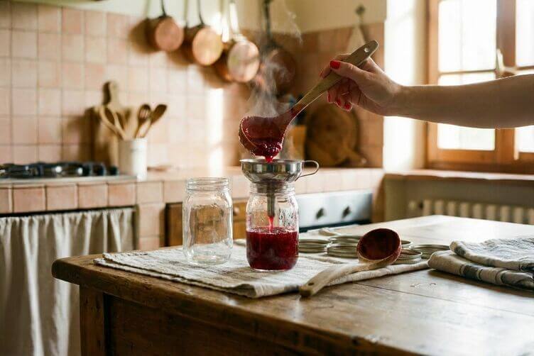 sterilizzare i vasi e invasare