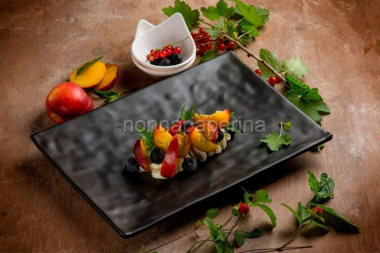 Crema di formaggio fresco cremoso e yogurt