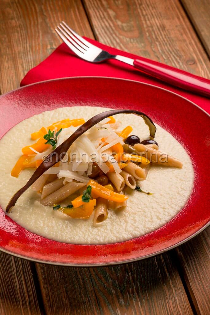 Pasta le celizie con quinoa e riso con peperoni