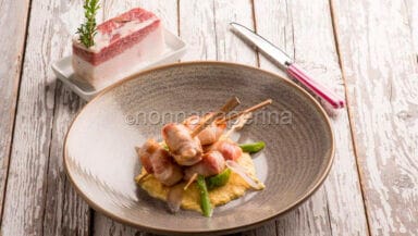 spiedini di tacchino