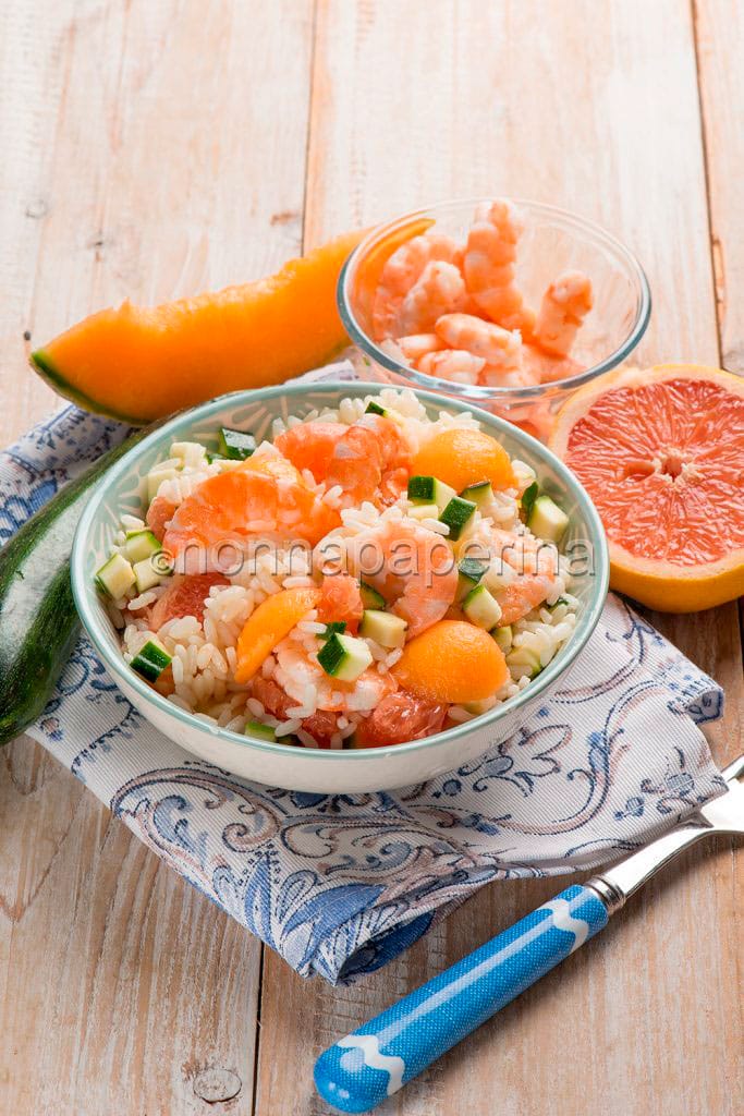 insalata riso pompelmo gamberi ver cl