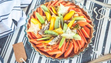 crostata di frutta esotica