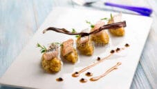 Caviale di melanzane con sgombro : una delizia