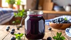 composta di mirtilli