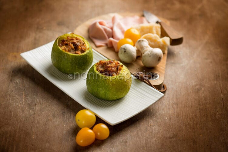 zucchine tonde ripiene