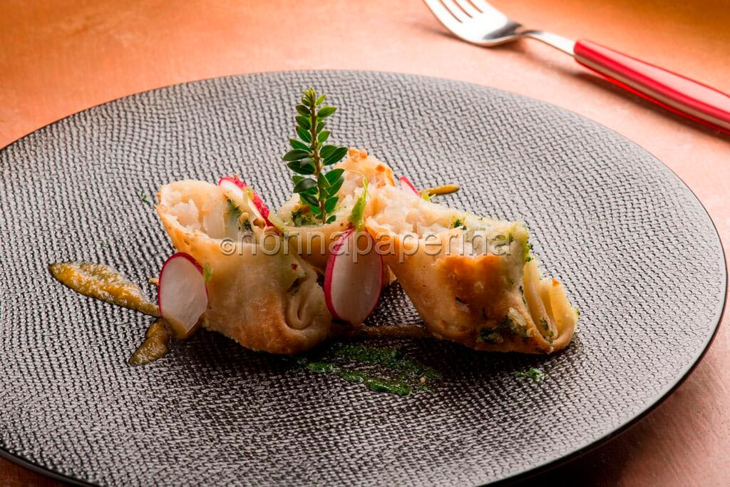 involtini di merluzzo e topinambur involtini di merluzzo e topinambur