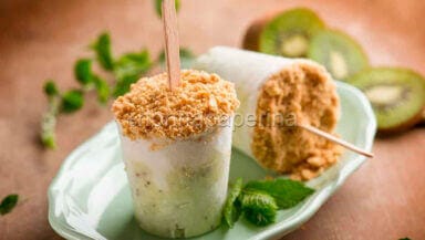 Mini cheesecake al kiwi