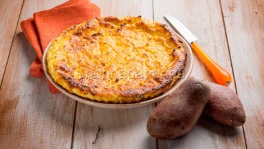 Torta salata di patate rosse