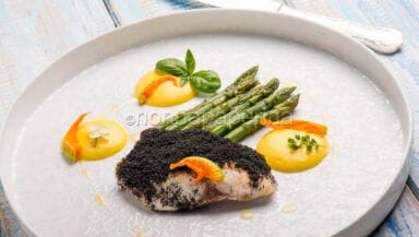 Spuma di patate allo zafferano