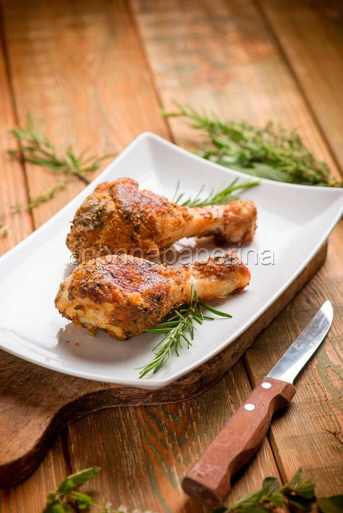 Fusi di pollo impanati Fusi di pollo impanati