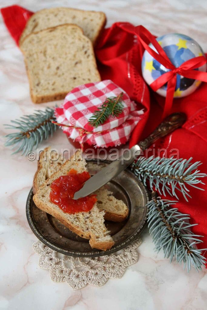 Confettura di peperoni e zenzero