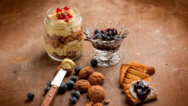 Tiramisu di amaretti al bicchiere