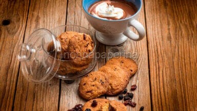 biscotti con mirtilli disidratati