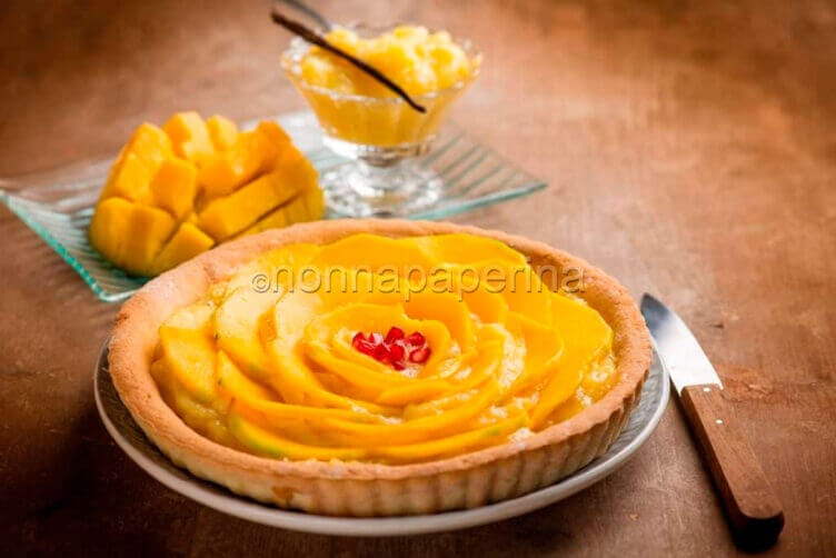Crostata al mango: la dolcezza a portata di mano Crostata al mango