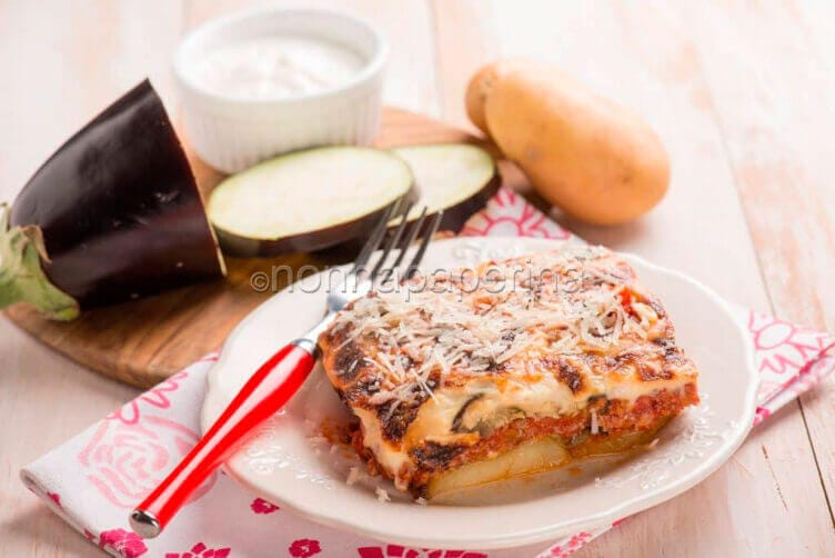 Moussaka light senza glutine Moussaka light