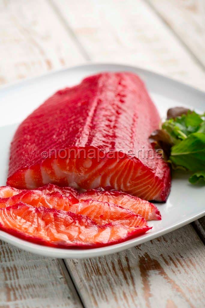 salmone marinato